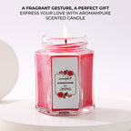 Scented Hexa Jar Candle Rose Key Features