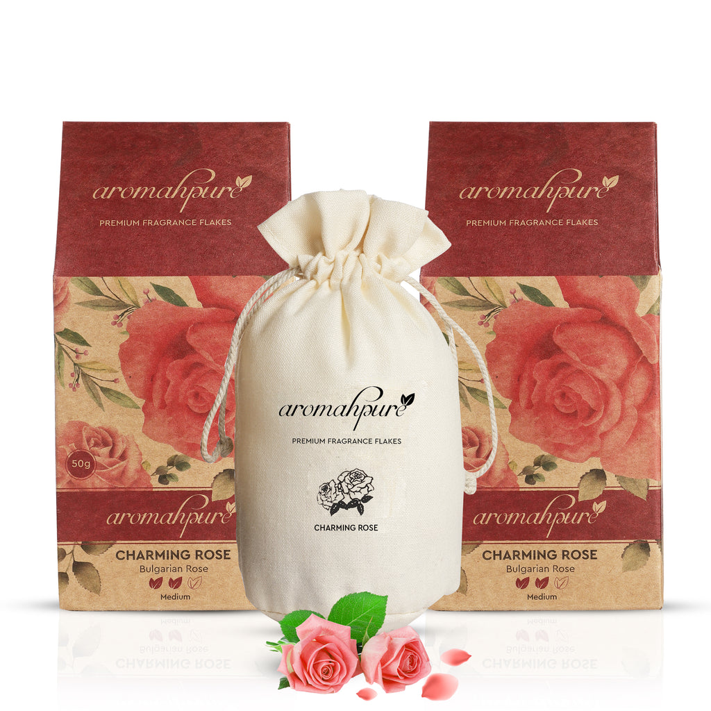 car perfume flakes charming rose pack of 2