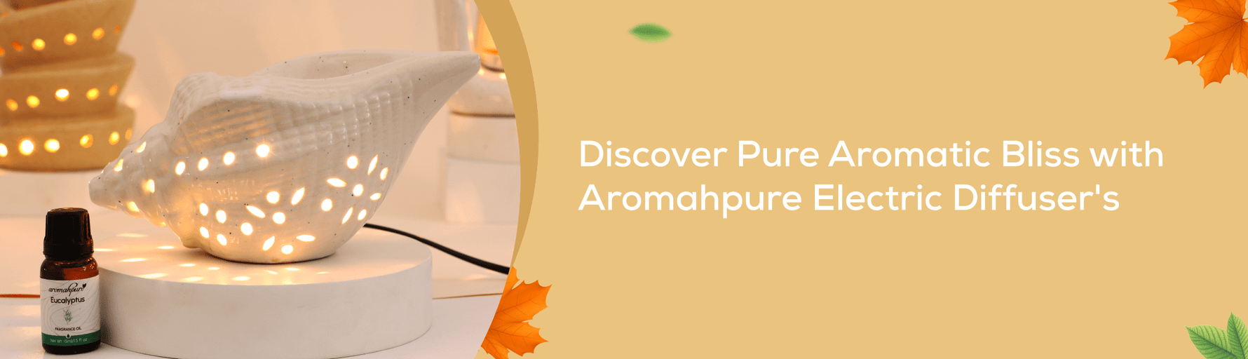Buy Premium Electric Aroma Diffuser with Fragrance Oil Online in India