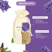 Aromahpure Premium Flakes Car Perfume - Floral (Joyful Lavender)