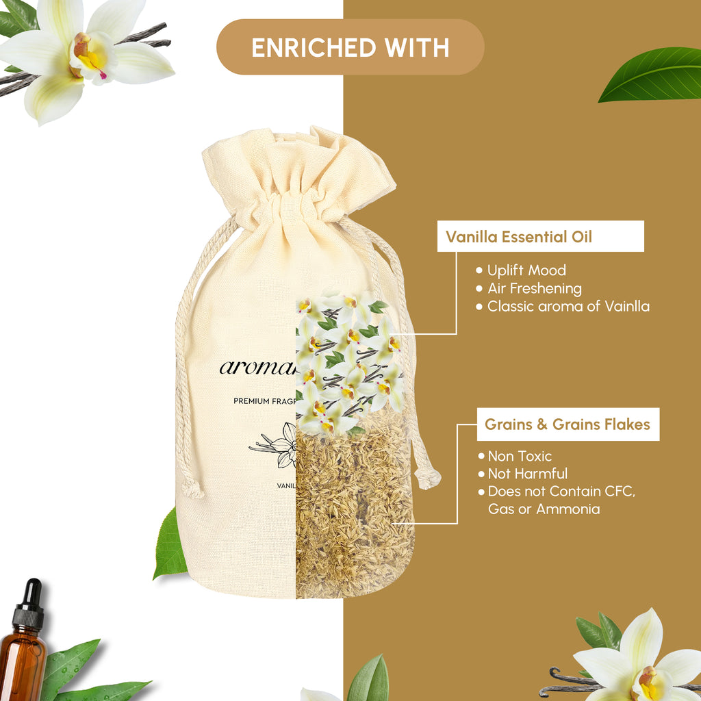 Aromahpure Car Perfume Flakes Vanilla - product image