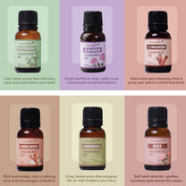Set of six fragrance oils