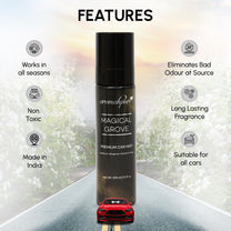 Aromahpure 100 ml Premium Car Mist (Galbanam, Bergamot, Patchouli, Musk) (800+ Sprays)