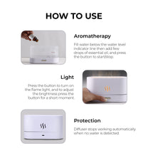 Aromahpure Electric Humidifier with Flames Effect