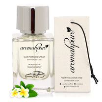 Aromahpure Floral Car Perfume Spray with Hanging Card (Frangipani Fantasy)