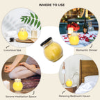Where to use Matki Glass Jar Candles Frangipani