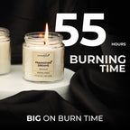 Golden Screw Jar Scented Candles 55 Hours Burning Time