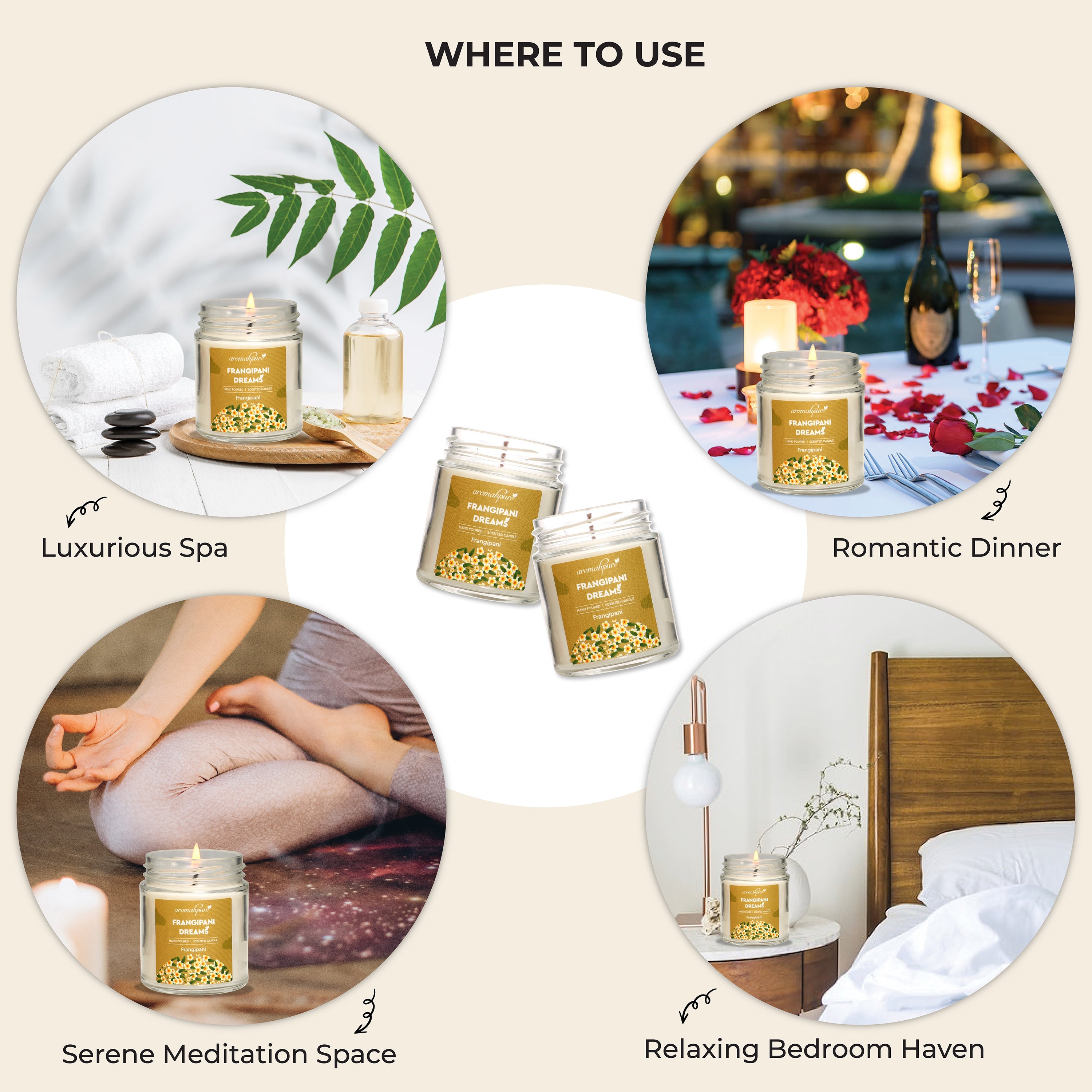 where to buy Big round jar combo candles with lemongrass & frangipani fragrance