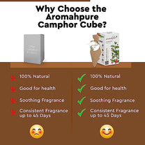 Aromahpure Camphor Cube Air Freshener (Sandalwood + French Coffee)