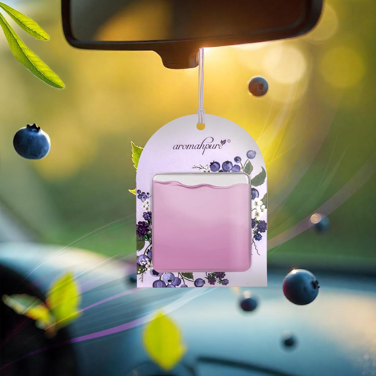 Gel Wink Hanging Car Perfume Berry Blossom