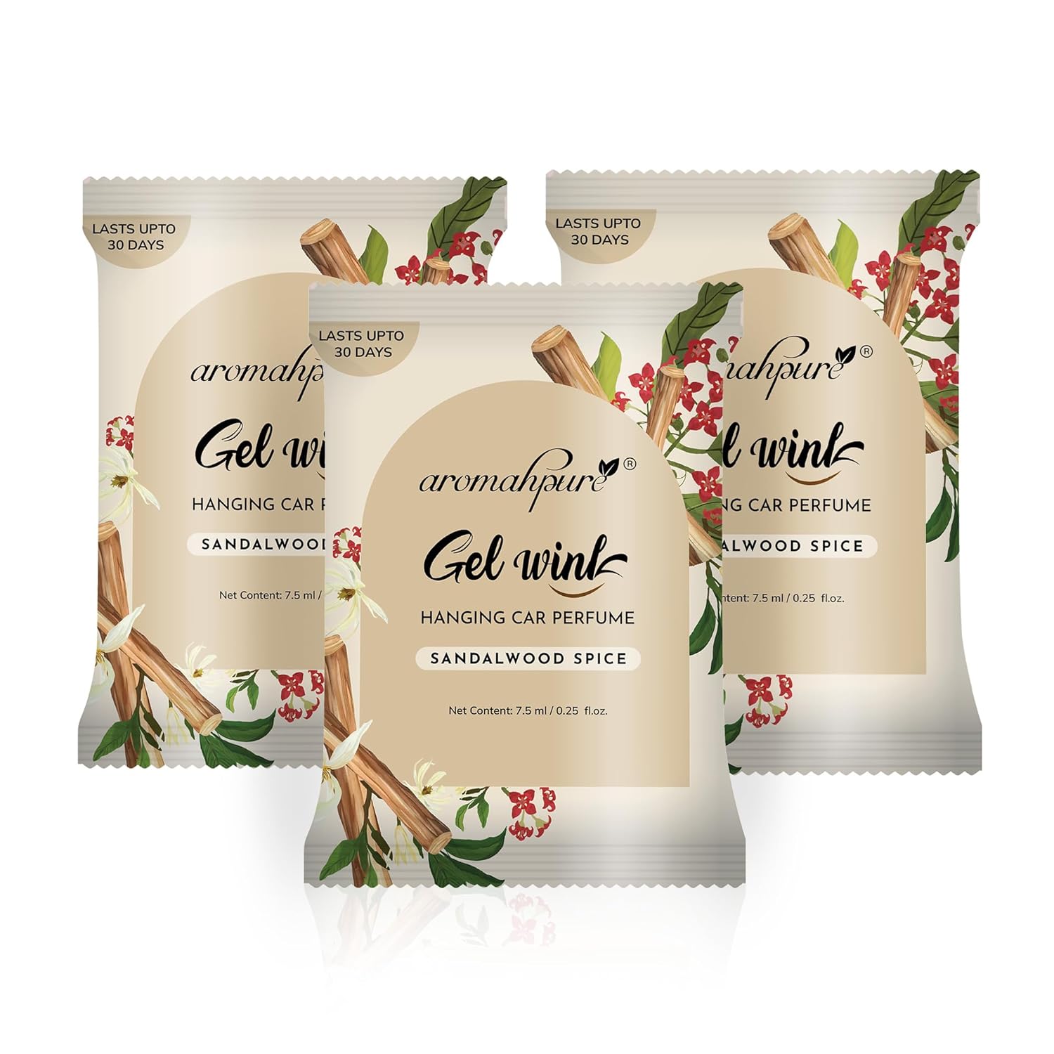 Gel Wink Hanging Car Perfume Sandalwood