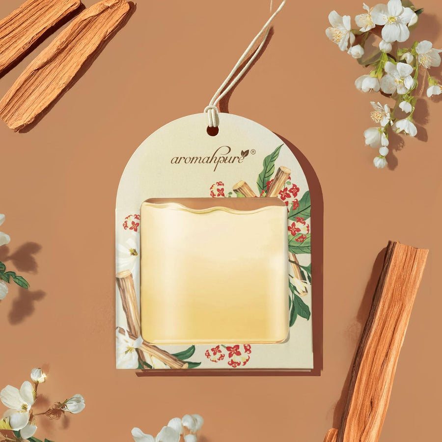 Aromahpure Gel Wink Hanging Car Perfume - Sandalwood (Pack of 1)