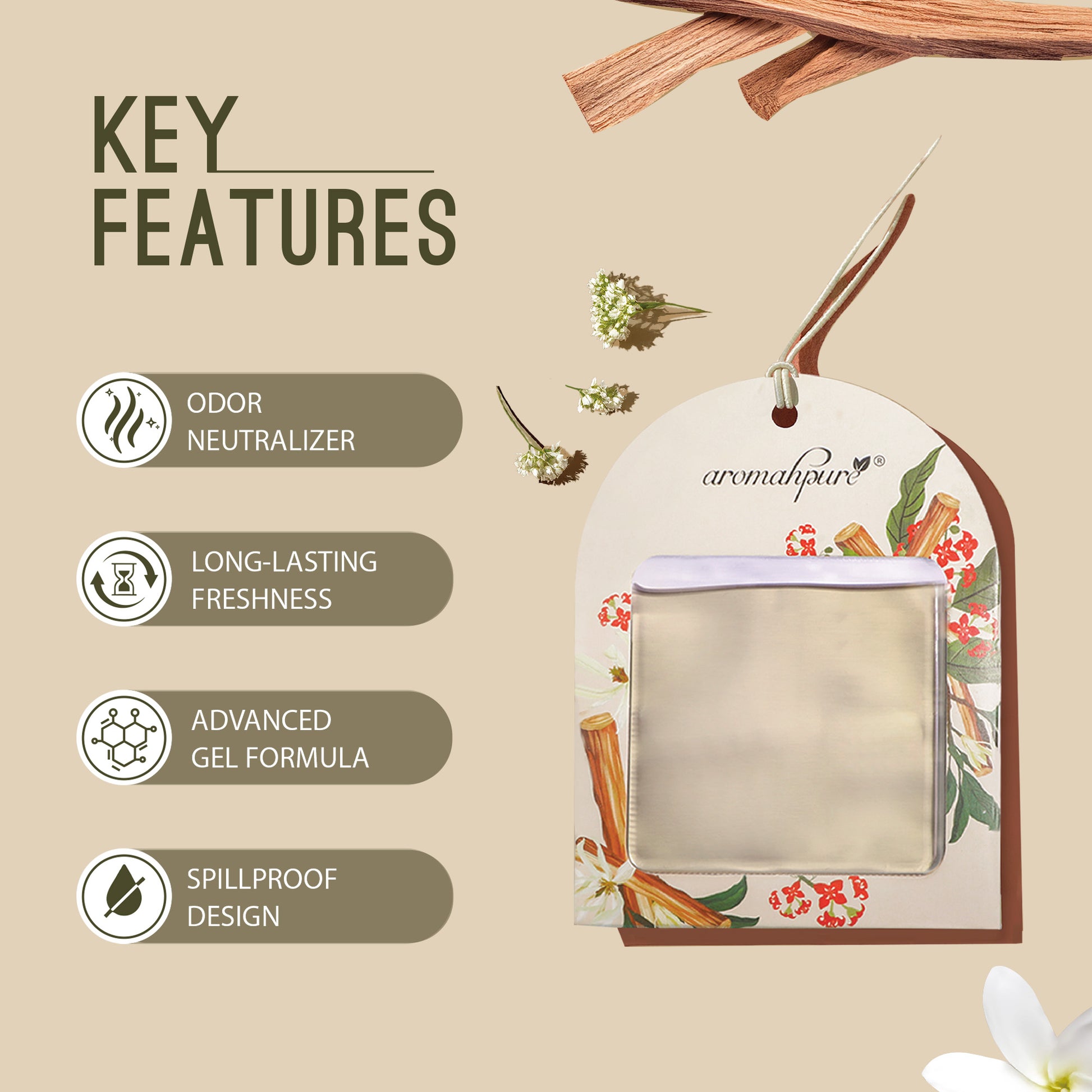 Gel wink key features