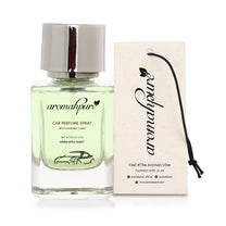 Aromahpure Fruity Car Perfume Spray with Hanging Card (Green Apple Burst)