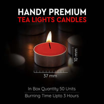 Handy Unscented Tealight Candles 10 g