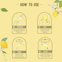 How to Use Gel Wink Lemon Zest Hanging Car perfume