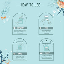 How to use Gel Wink Hanging Car Perfume Ocean Mist