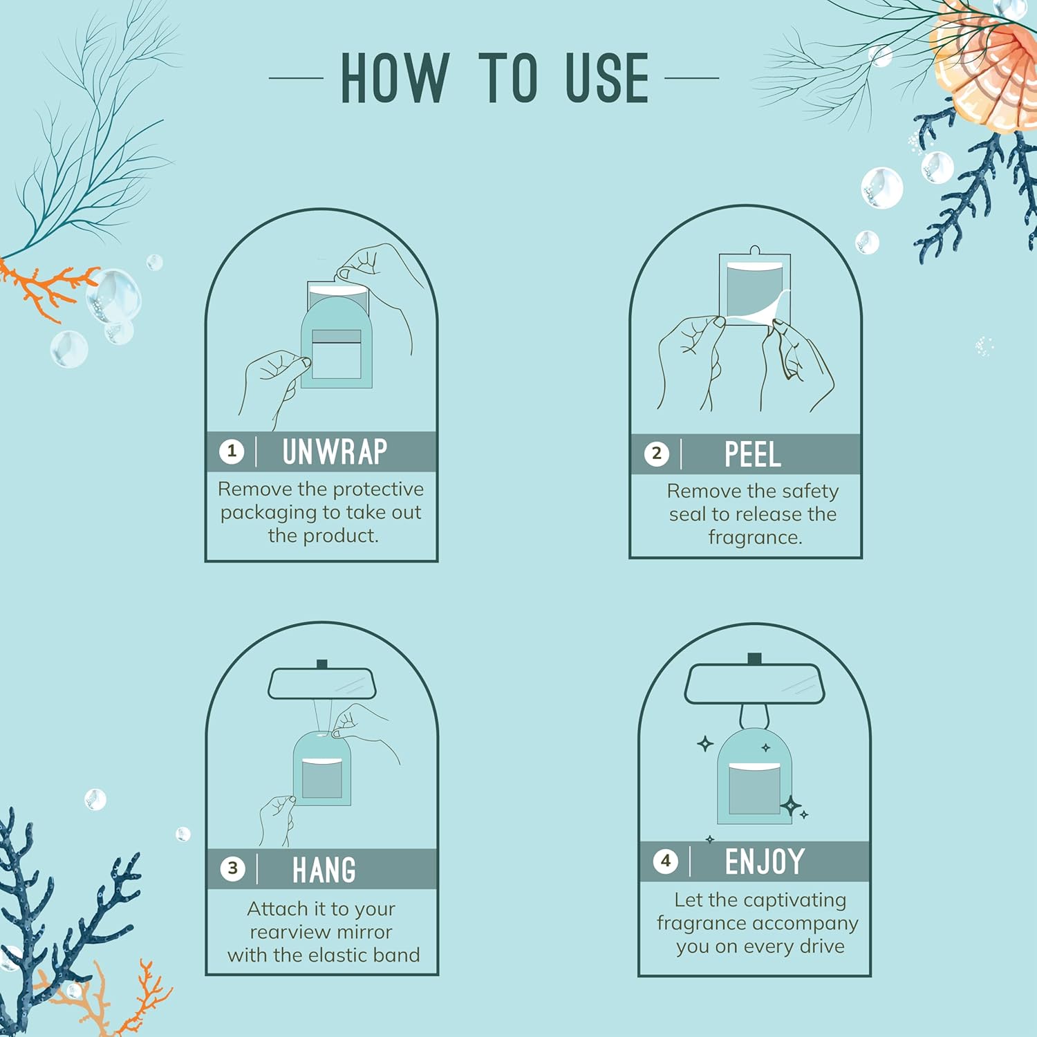 How to use gel wink car perfume