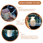 How to use car perfume flakes
