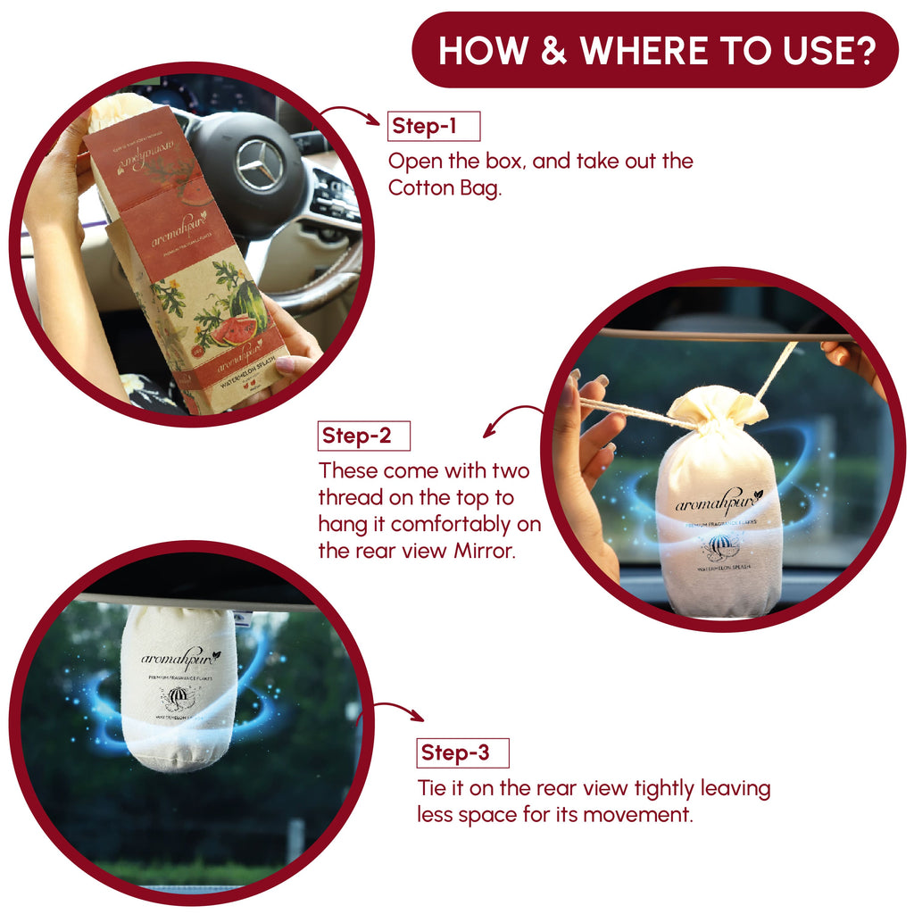 How to use watermelon car perfume
