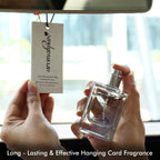 Icy Blast Car Perfume Spray with Hanging Card | Refreshing | 45ml | 500+ sprays | Long Lasting | Air Freshener for Car Interior