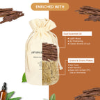 Bonfire car air freshener flakes