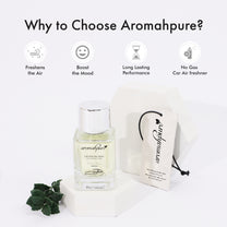 Aromahpure Floral Car Perfume Spray with Hanging Card (Jasmine Rain)