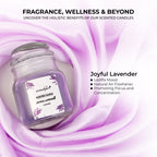 Aromahpure Lavender Rose Candle Lifestyle Shot