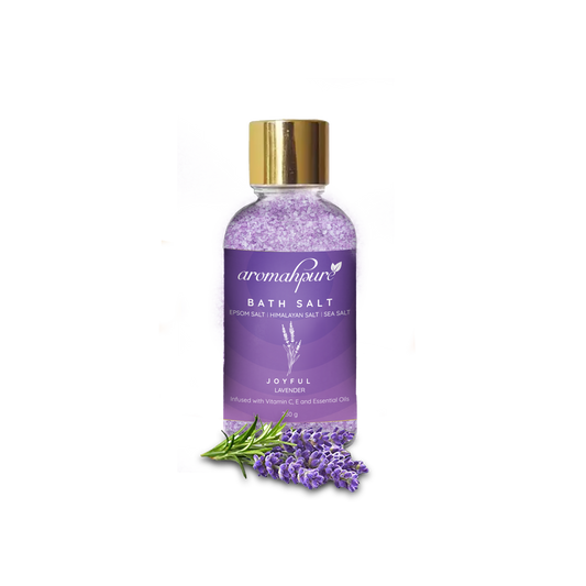Aromahpure 100 % Natural Bath Salt with Essential Oils (Lavender) (35 Grams)