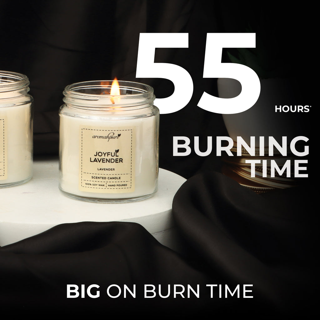 Golden Screw Jar Scented Candles 55 Hours Burning TIme