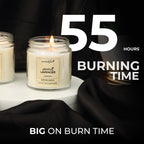 Golden Screw Jar Candle 55 Hours of burning time