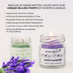 Aromahpure Round Jar Candle Lavender Unique Selling Points