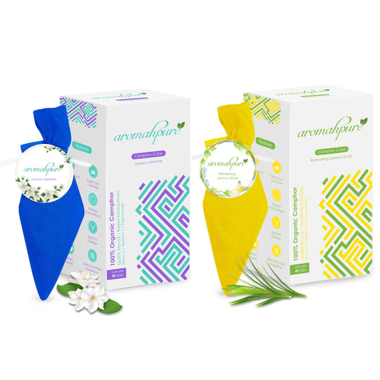 Aromahpure Camphor Cube Air Freshener (Lemon + Jasmine)