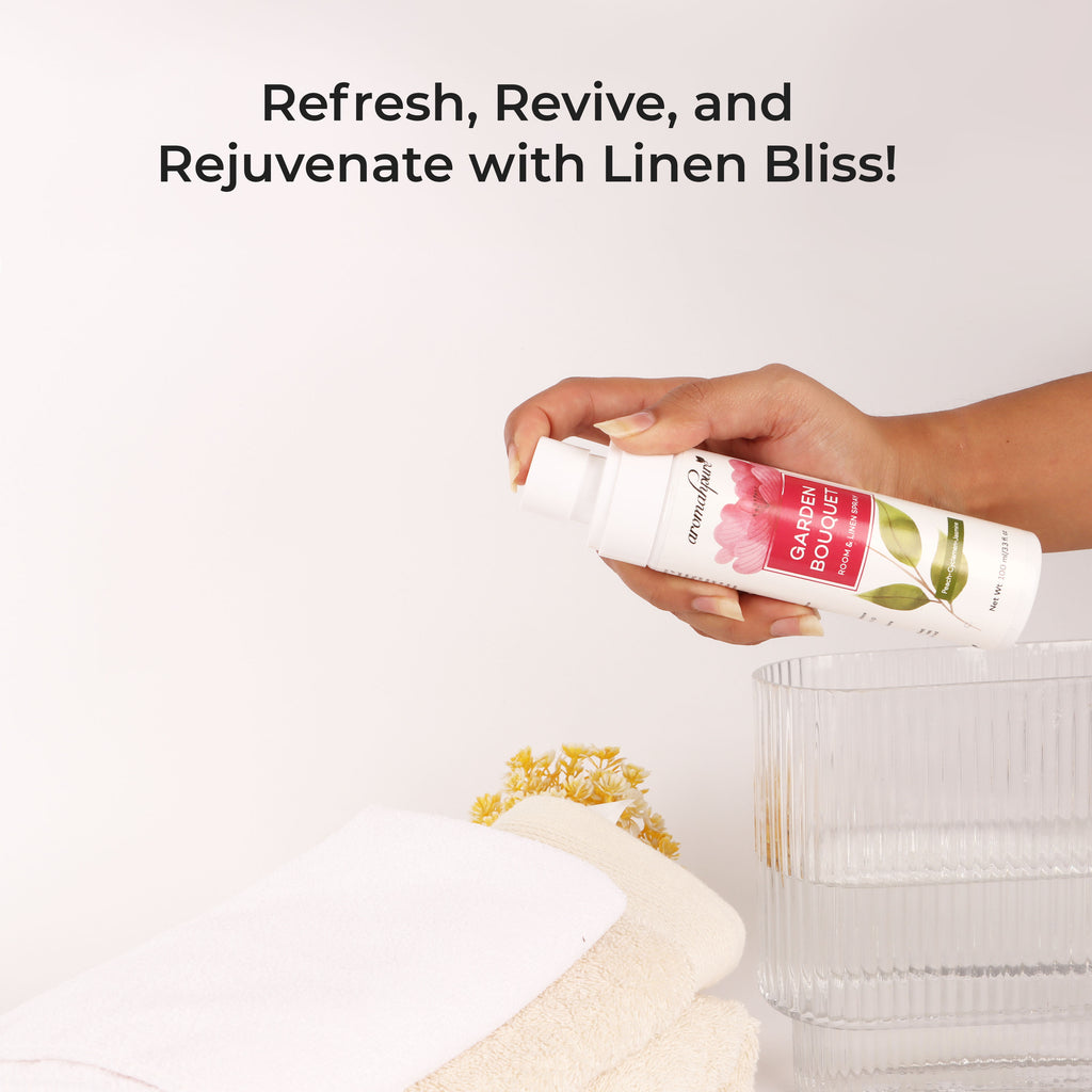 Aromahpure Garden Bouquet Linen Spray Lifestyle