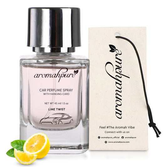 Aromahpure Refreshing Car Perfume Spray with Hanging Card (Lime Twist)