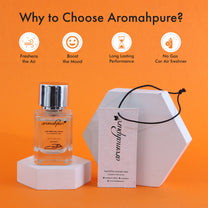 Aromahpure Refreshing Car Perfume Spray with Hanging Card (Lime Twist)