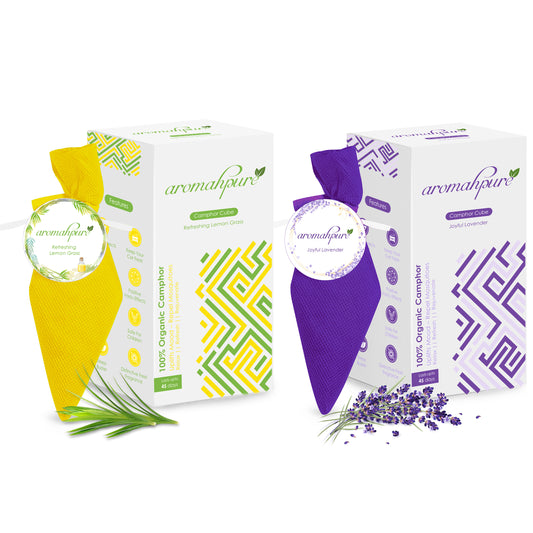 Aromahpure Camphor Cube Air Freshener (Lemon + Lavender)