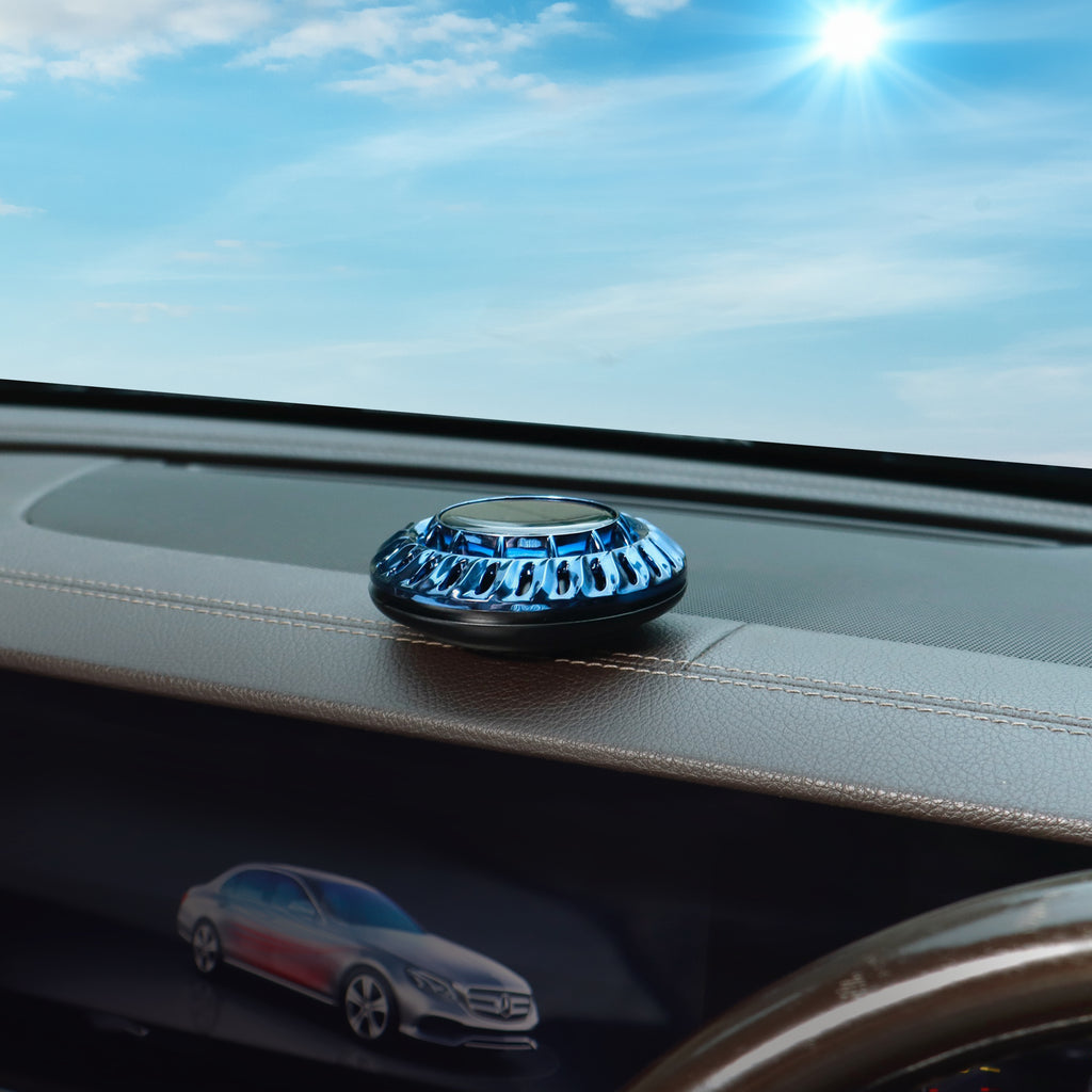 Round Solar Car Perfume Air Freshener (Ocean)