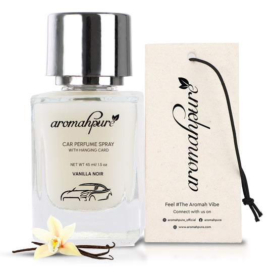 Aromahpure Classic Car Perfume Spray with Hanging Card (Vanilla Noir)