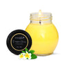 Aromahpure Soy Wax Matki Glass Jar Candles, 30 Hours Burning Time Guaranteed (Frangipani Dreams)