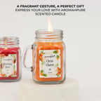 Mason Jar Scented Candles Orange