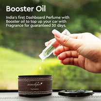 Aromahpure Dashboard Car Perfume with 50 ML Miniature Fragrance Oil (Oud Essence, Ocean Whisper)