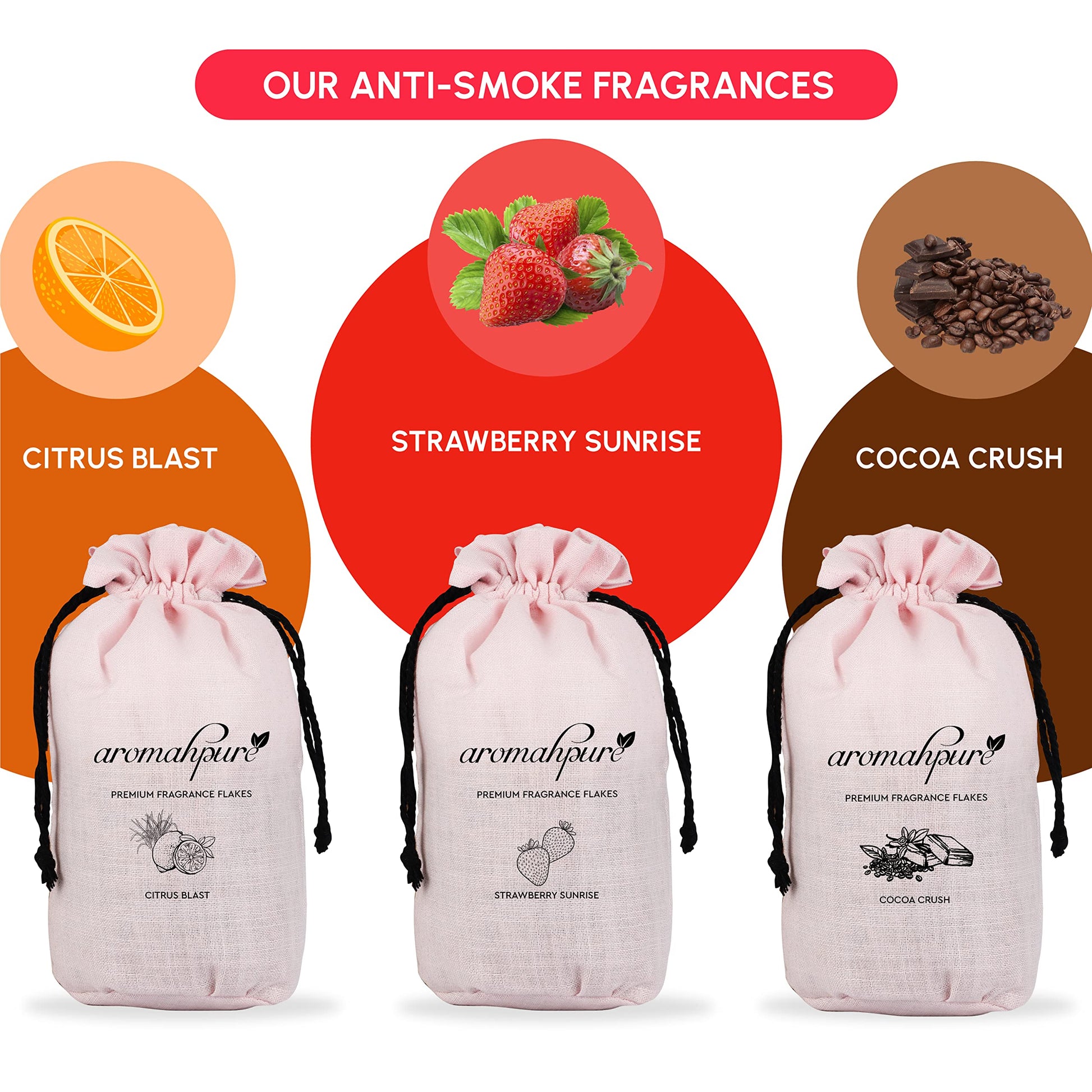 Anti-smoke fragrances flakes