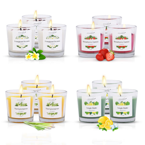 Soy Wax 4B Jar Candle Pack of 12