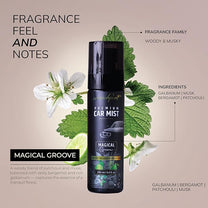 Premium car mist Magical groove fragrance notes