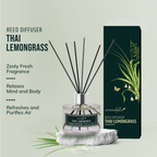 Aromahpure Reed Diffuser Lemongrass fragrance that relaxes mind and body 