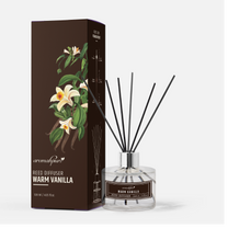 Aromahpure Premium Vanilla Reed Diffuser 120 ML with 6 Fiber Reed Sticks