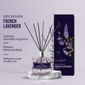 Premium Reed diffuser with lavender fragrance with reed sticks 