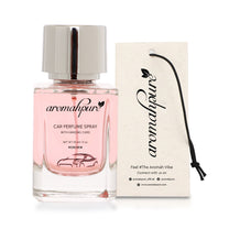 Aromahpure Floral Car Perfume Spray with Hanging Card (Rose Dew)
