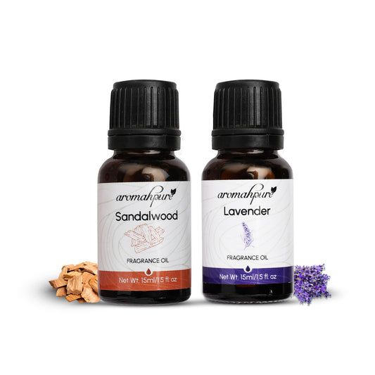 Aromahpure Fragrance Oil (Sandalwood and Lavender) - 30 ml - Pack of 2